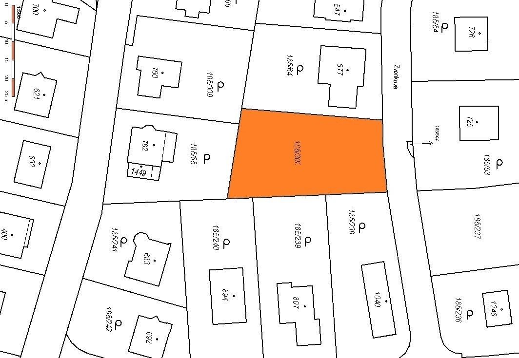 Pozemky pro bydlení, Zvonková, Chýně, 898 m²