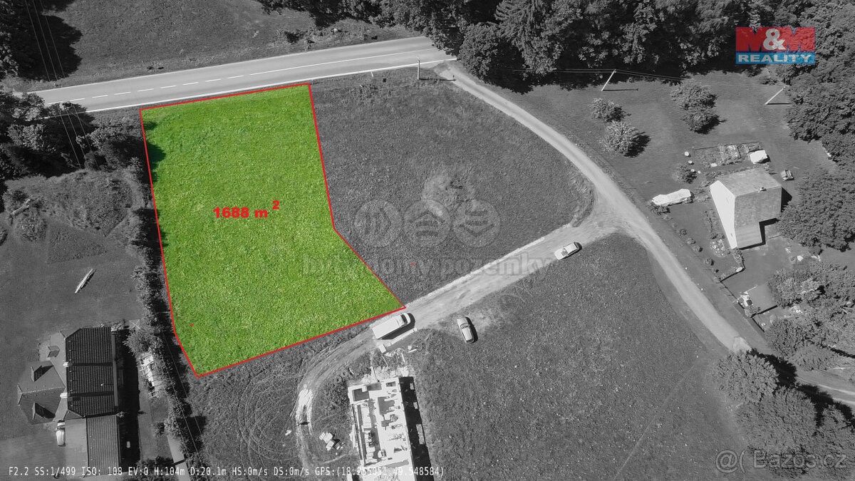 Pozemky pro bydlení, Kunčice pod Ondřejníkem, 739 13, 1 688 m²