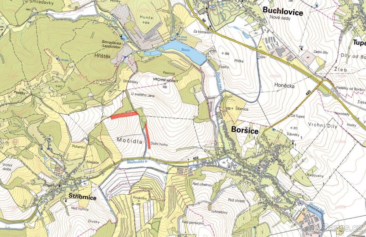 Prodej zemědělský pozemek - Boršice u Buchlovic, 687 09