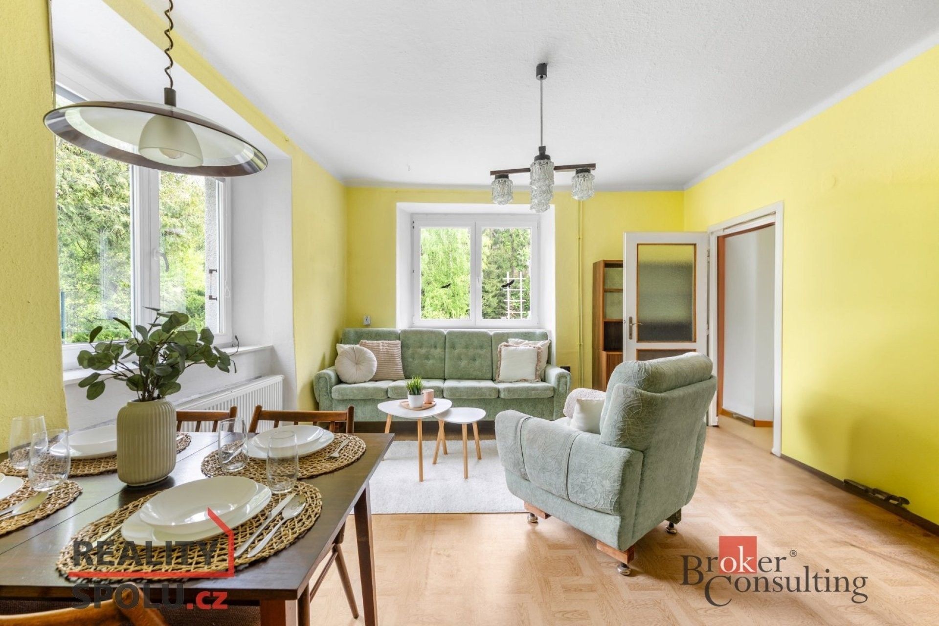 Rodinné domy, Rouštany, Pohled, 294 m²