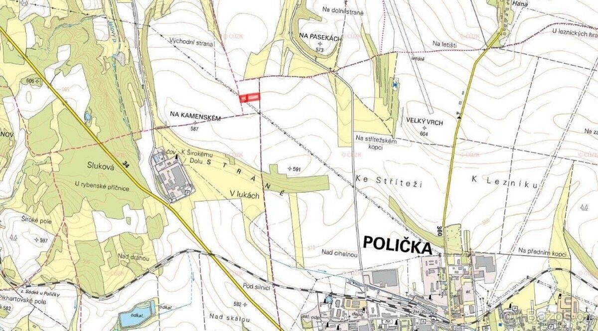Prodej zemědělský pozemek - Polička, 572 01