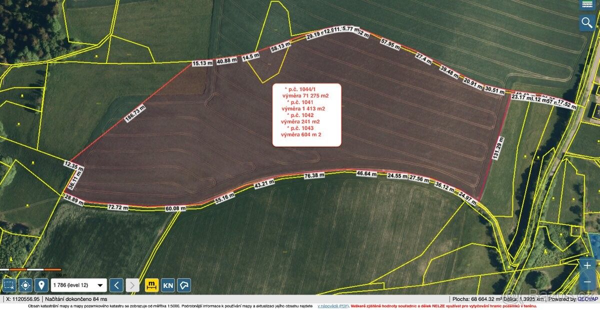 Zemědělské pozemky, Hranice, 753 01, 73 533 m²