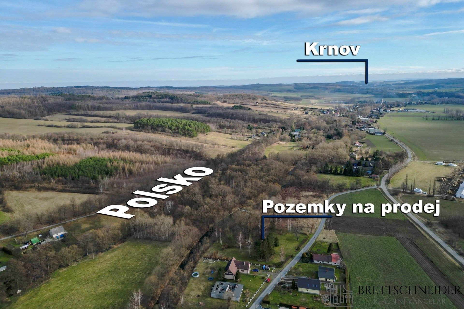 Zahrady, Město Albrechtice, 3 160 m²