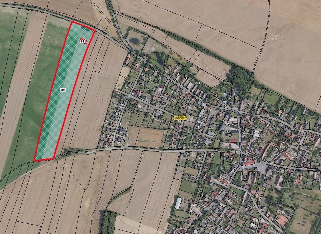 Zemědělské pozemky, Mečeříž, 37 162 m²