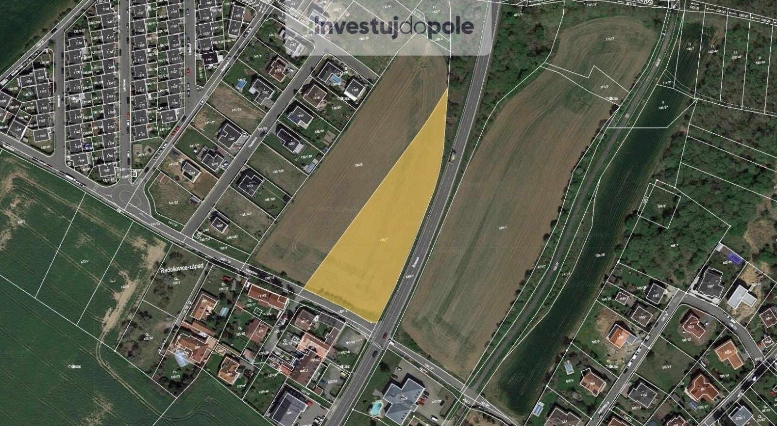 Zemědělské pozemky, Radošovice, Říčany, 6 444 m²