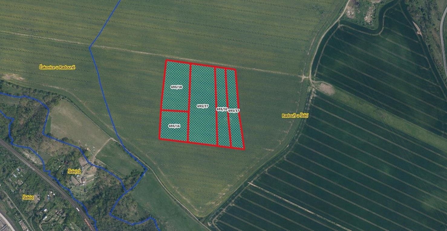 Zemědělské pozemky, Radouň, Štětí, 15 638 m²