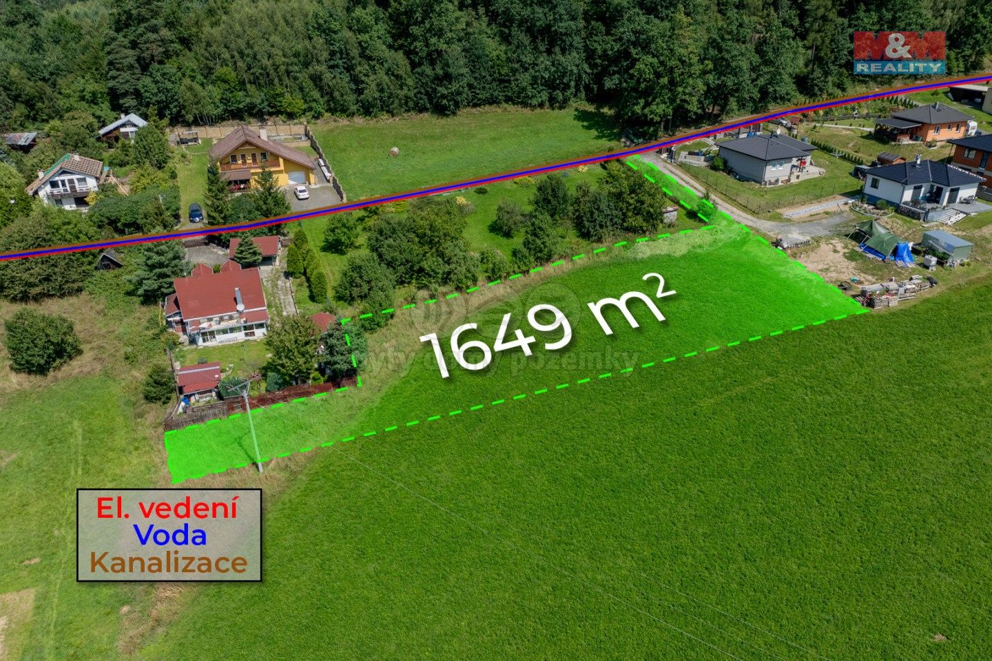 Pozemky pro bydlení, Bynina, Valašské Meziříčí, 1 649 m²