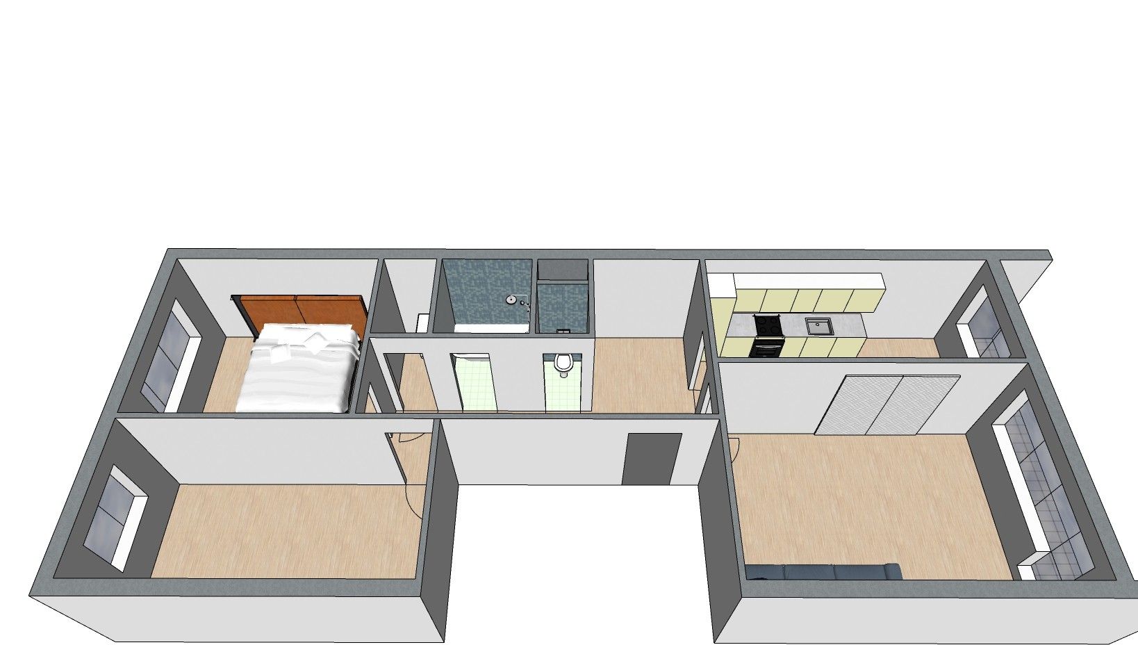Pronájem byt 3+1 - Letovská, Praha, 74 m²