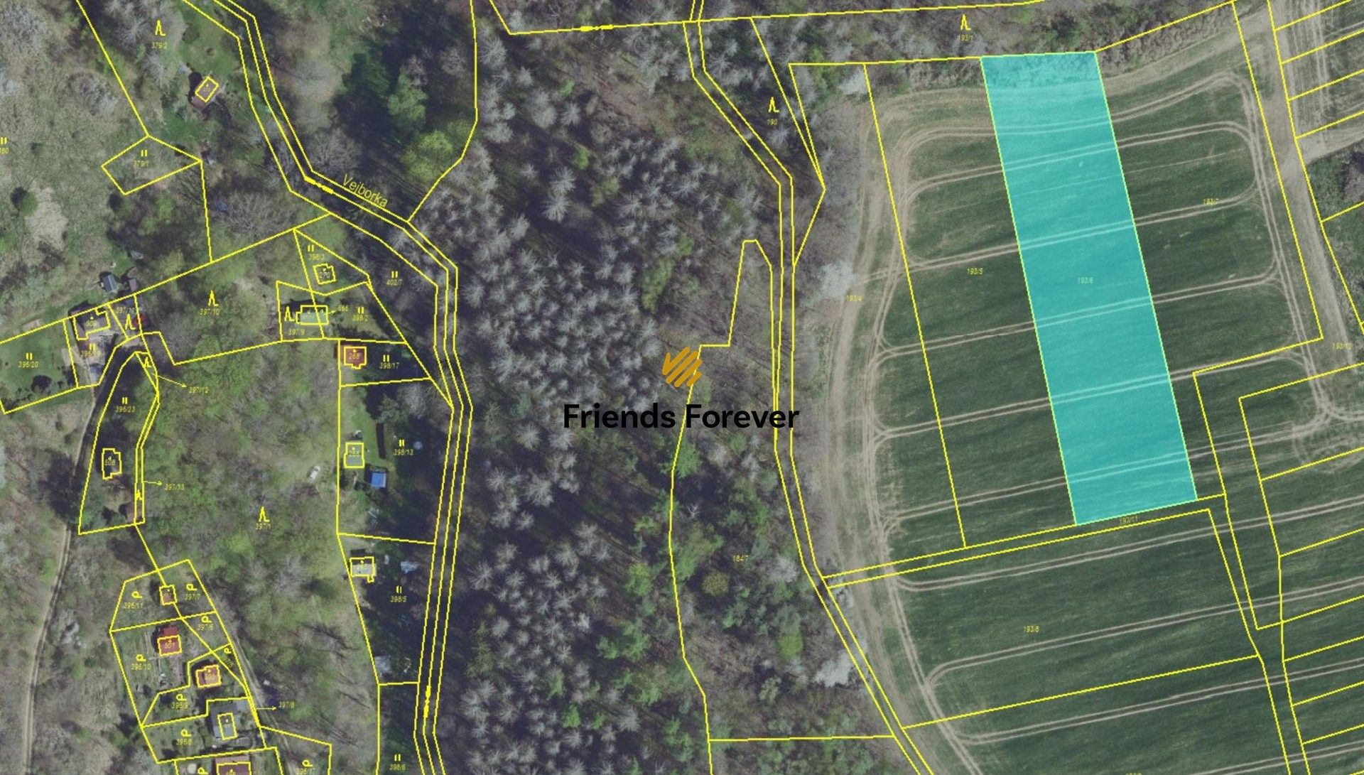 Zemědělské pozemky, Ondřejov, 4 895 m²