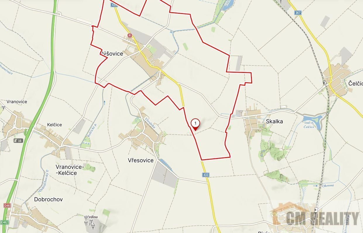 Zemědělské pozemky, Výšovice, 25 944 m²