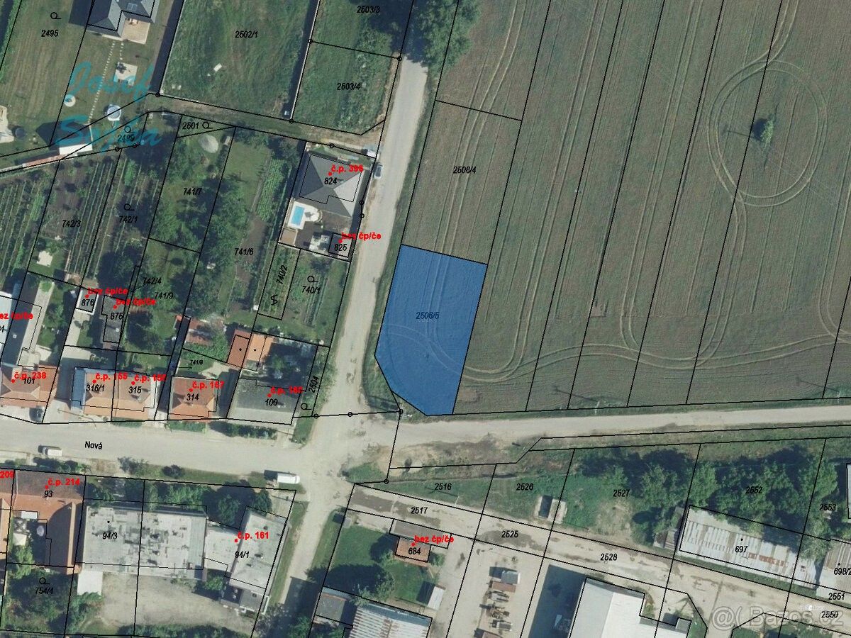 Pozemky pro bydlení, Hustopeče u Brna, 693 01, 850 m²