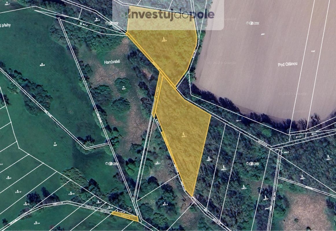 Lesy, Kouty, Kravaře, 7 026 m²