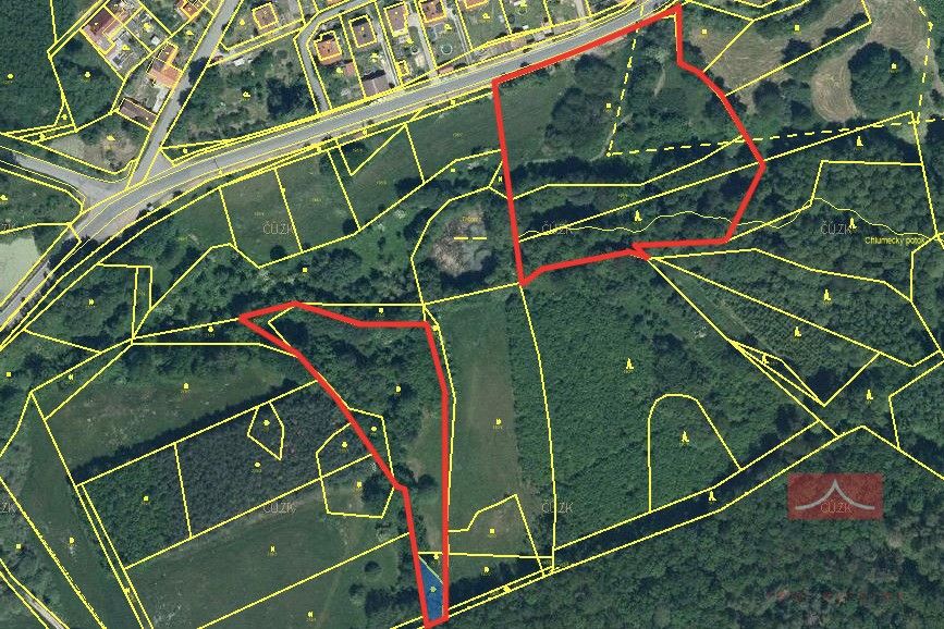 Prodej louka - Vysoký Chlumec, 16 339 m²