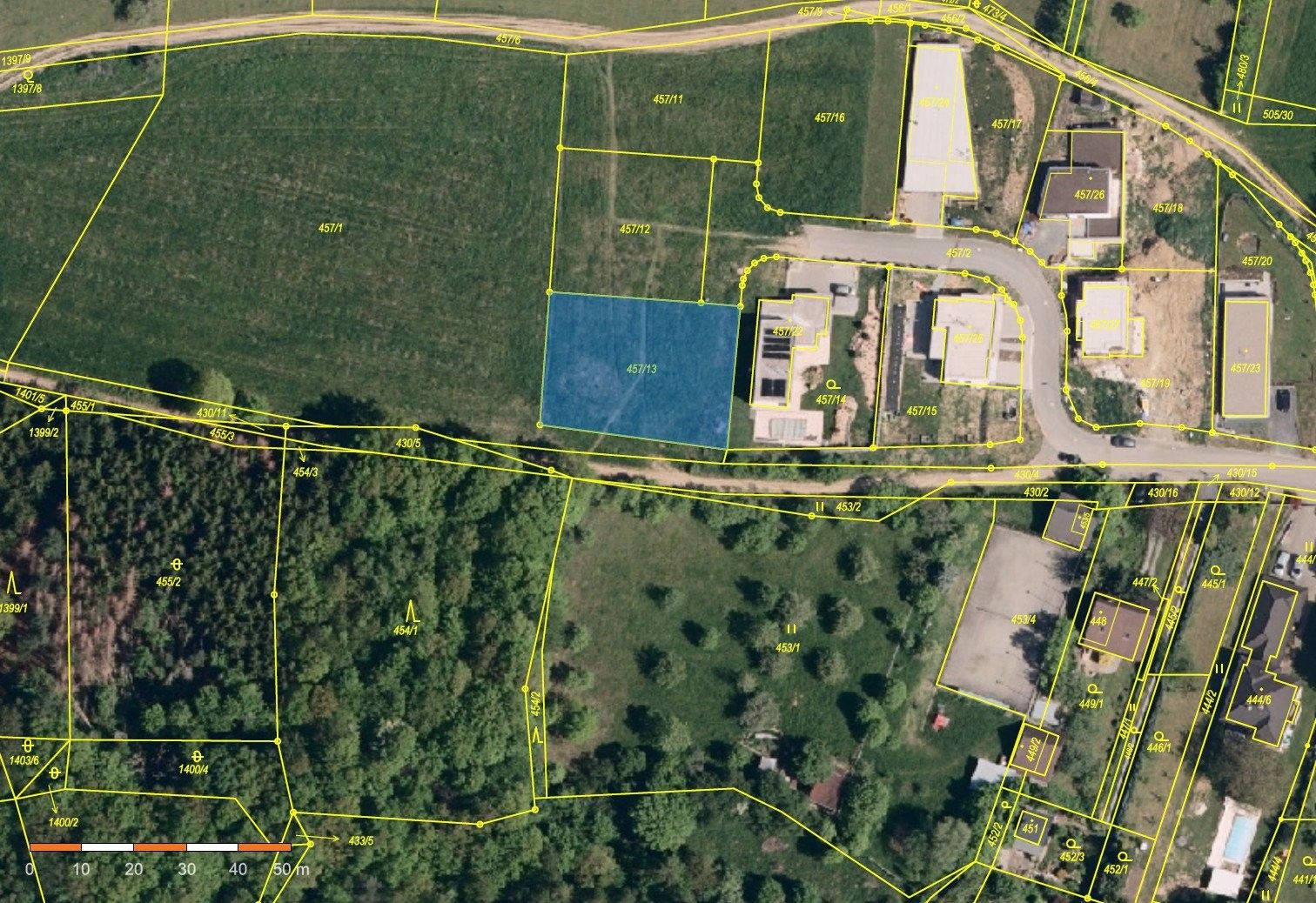 Pozemky pro bydlení, Lysá, Želechovice nad Dřevnicí, 954 m²