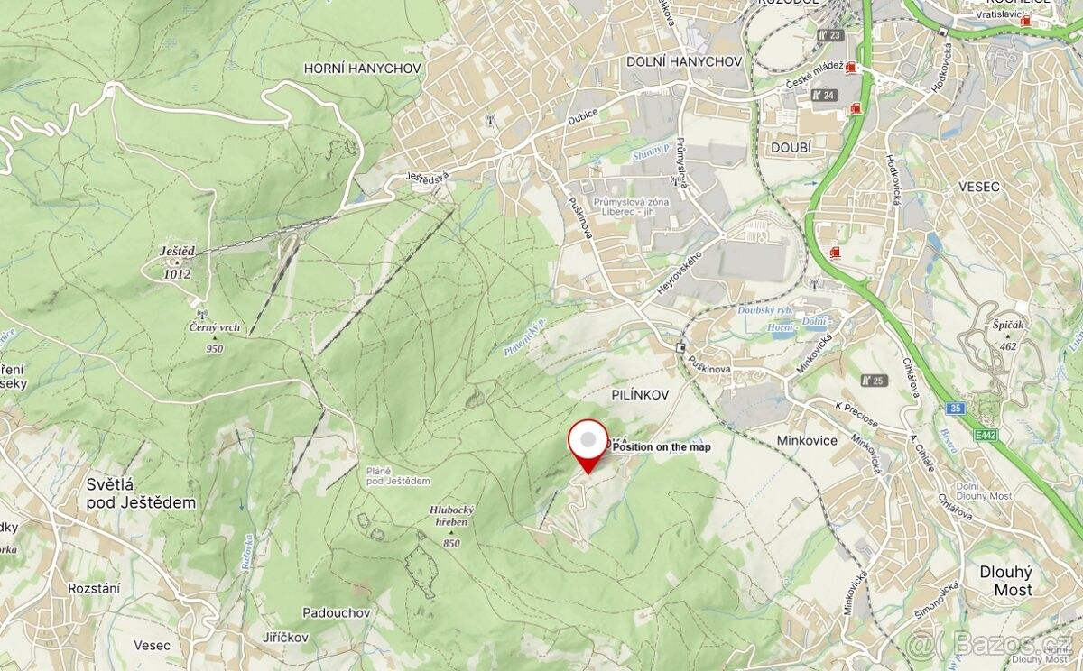 Prodej pozemek pro bydlení - Liberec, 460 01, 1 610 m²