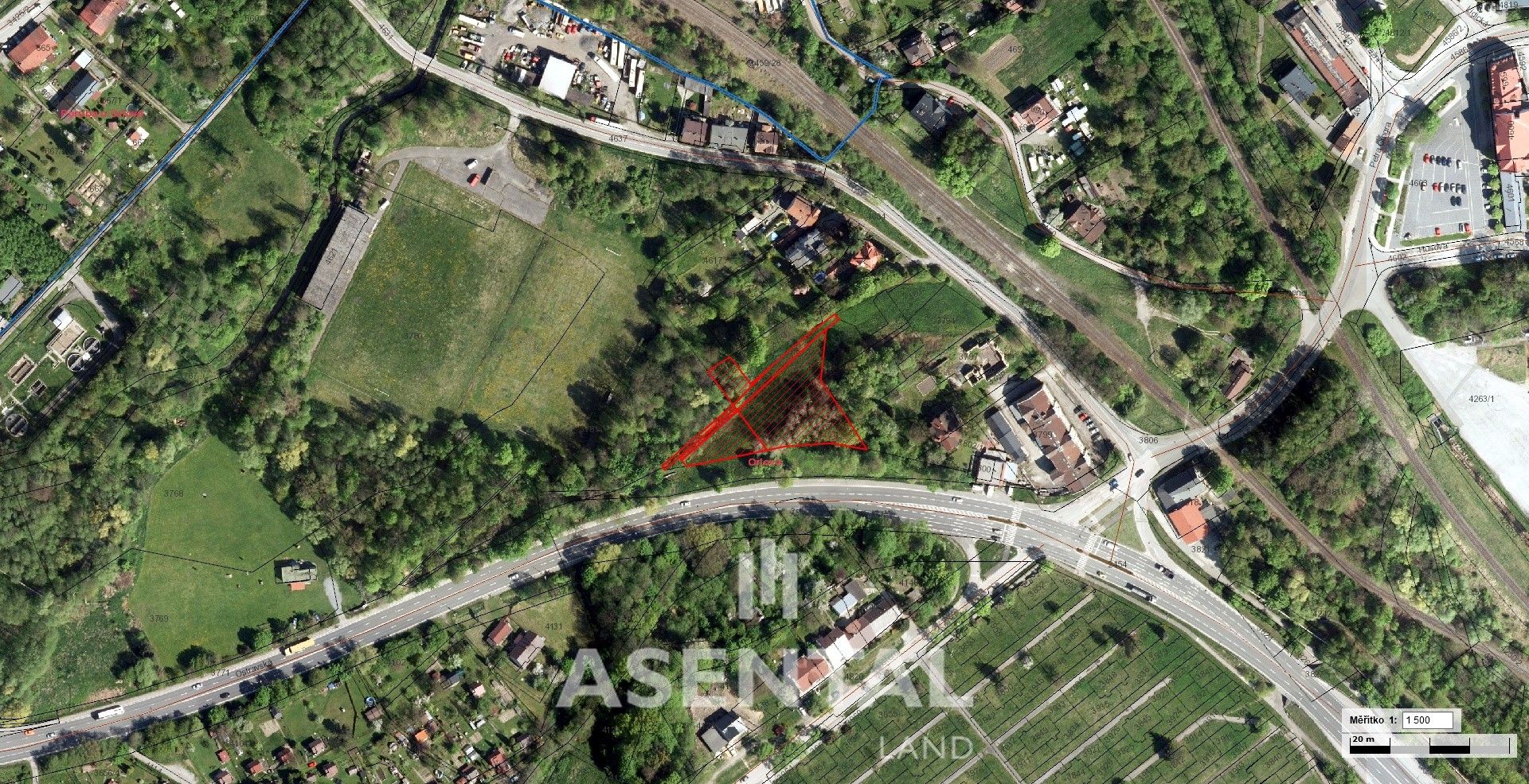 Pozemky pro bydlení, Orlová, 3 055 m²