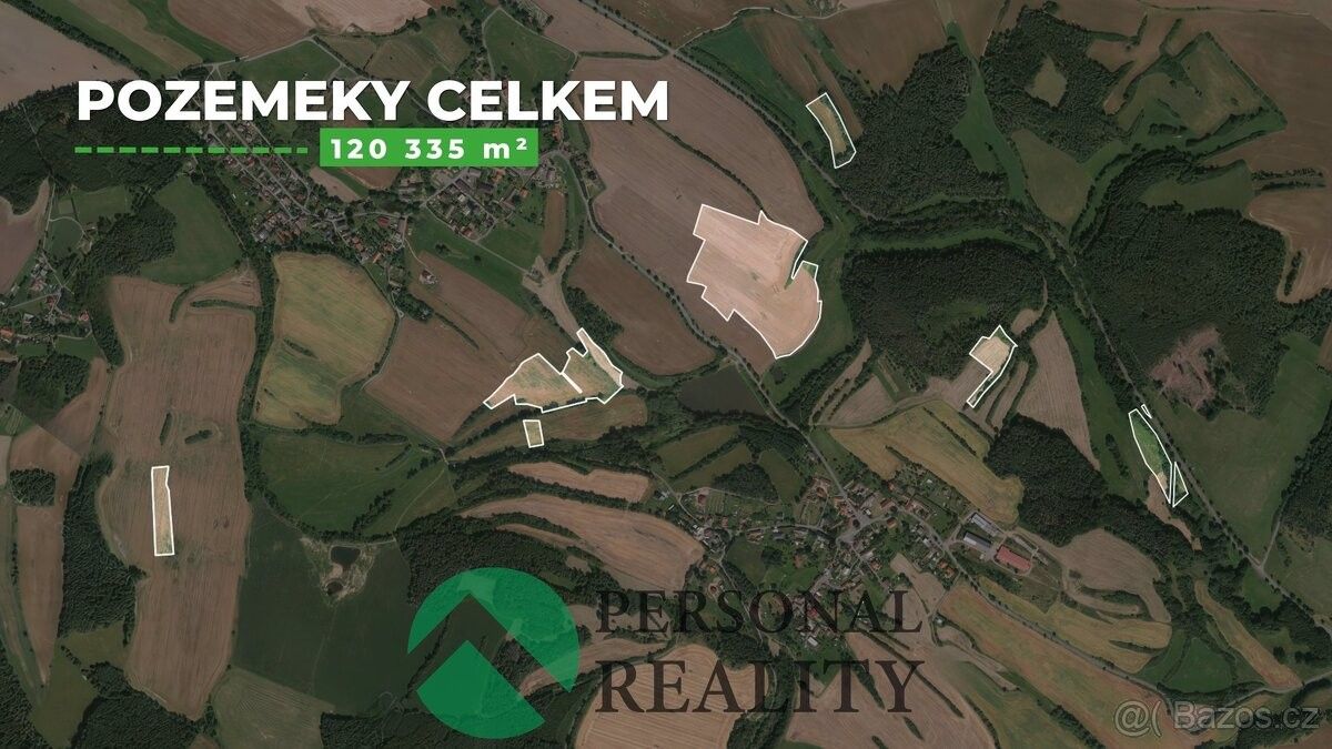 Zemědělské pozemky, Milín, 262 31, 120 335 m²
