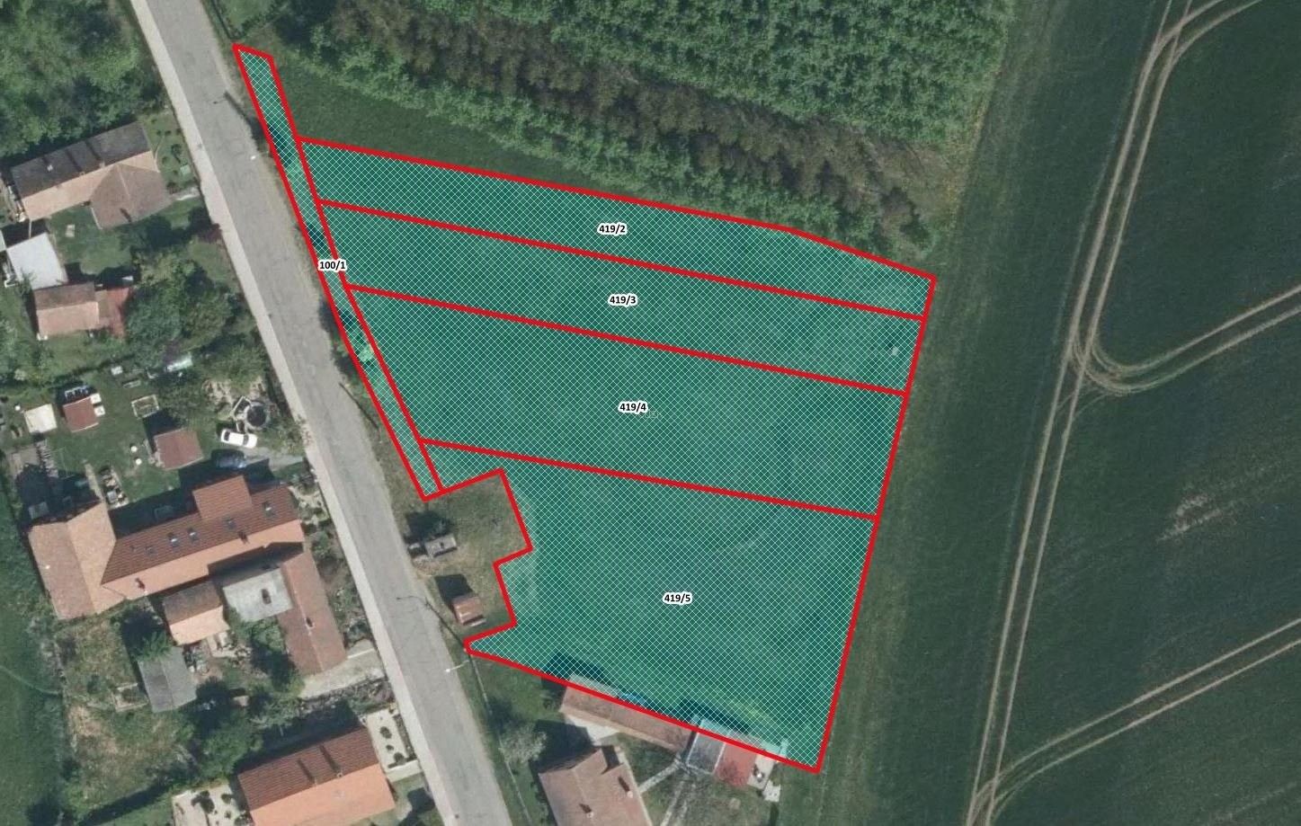 Pozemky pro bydlení, Běchary, 3 674 m²
