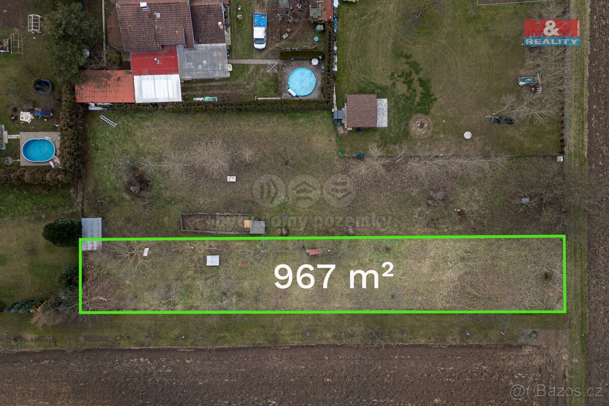 Pozemky pro bydlení, Dub nad Moravou, 783 75, 967 m²