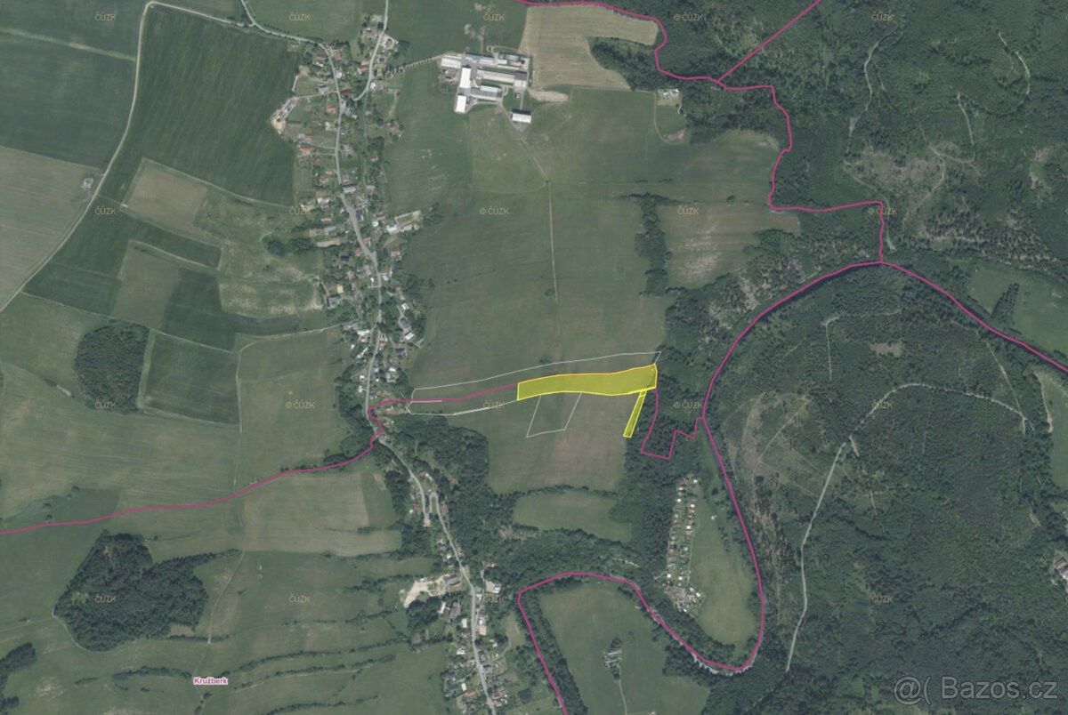 Prodej zemědělský pozemek - Kružberk, 747 86, 874 m²
