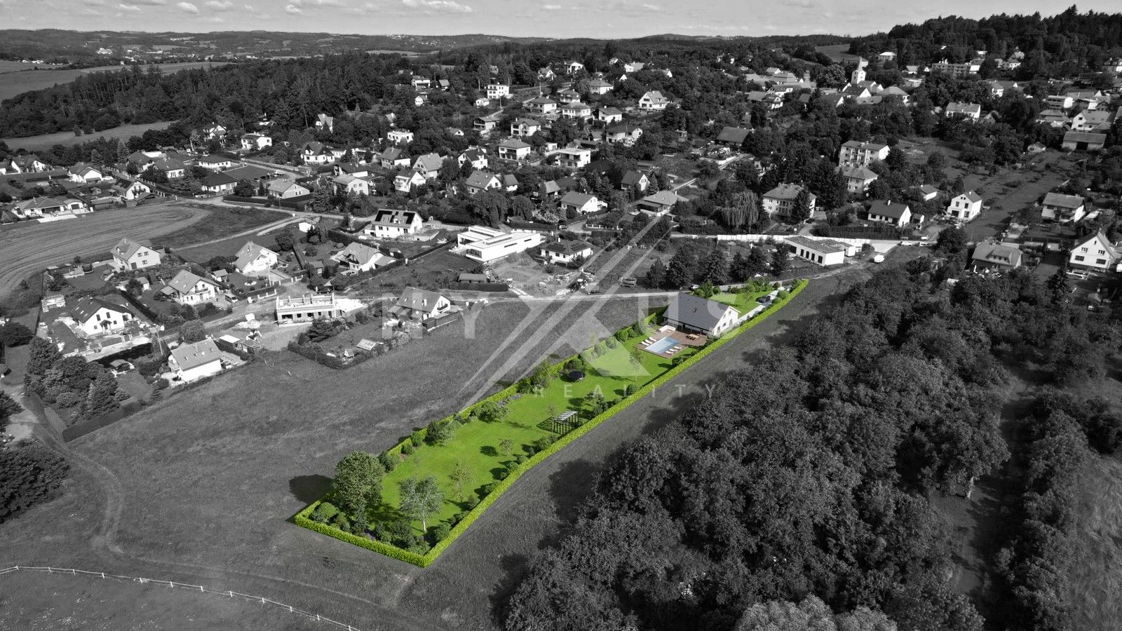 Pozemky pro bydlení, Luční, Ondřejov, 3 701 m²