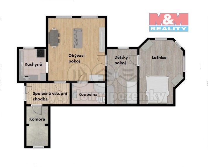 Prodej byt 3+kk - Zbožská, Nymburk, 56 m²