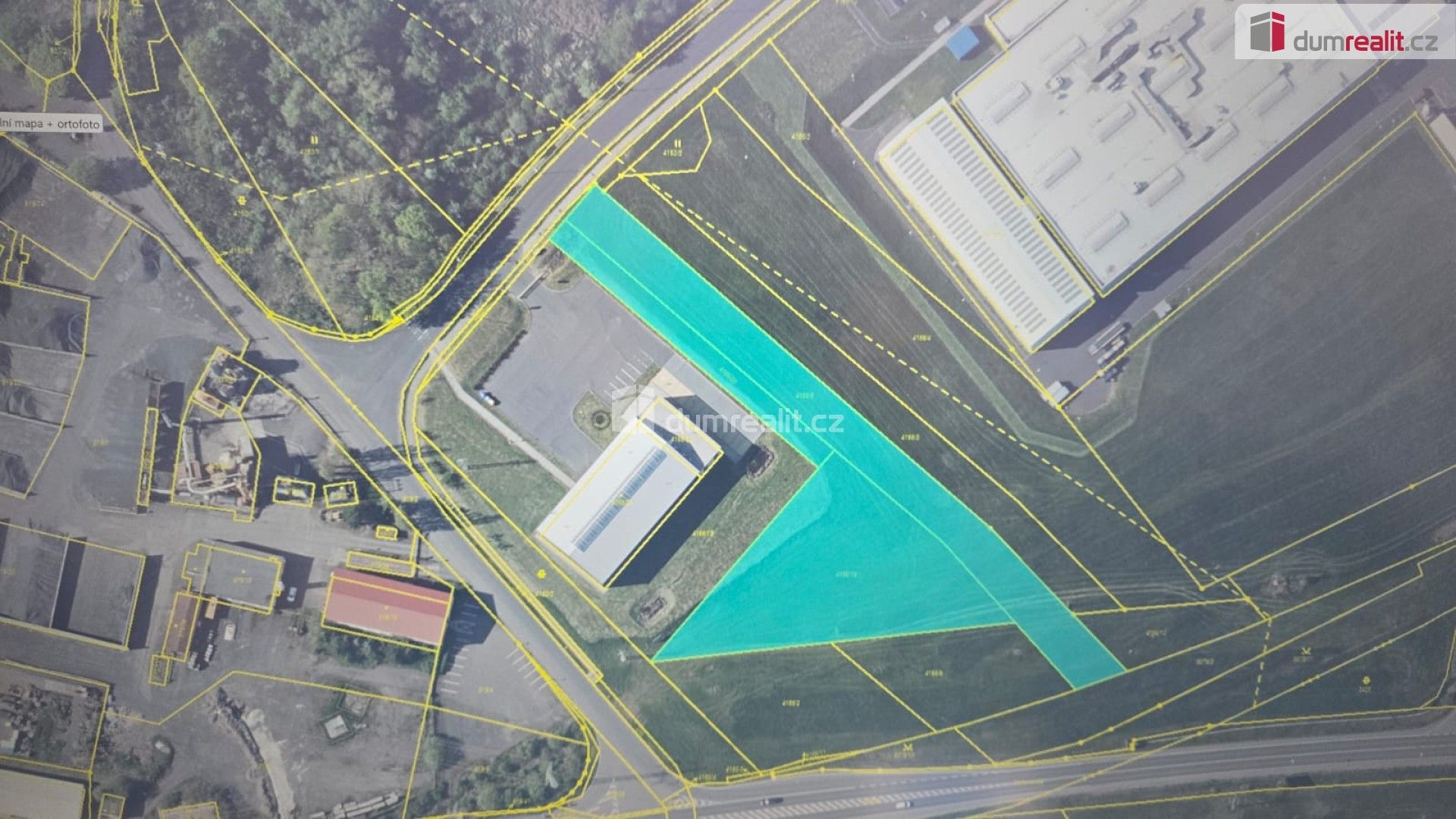 Prodej komerční pozemek - Chomutov, 6 499 m²