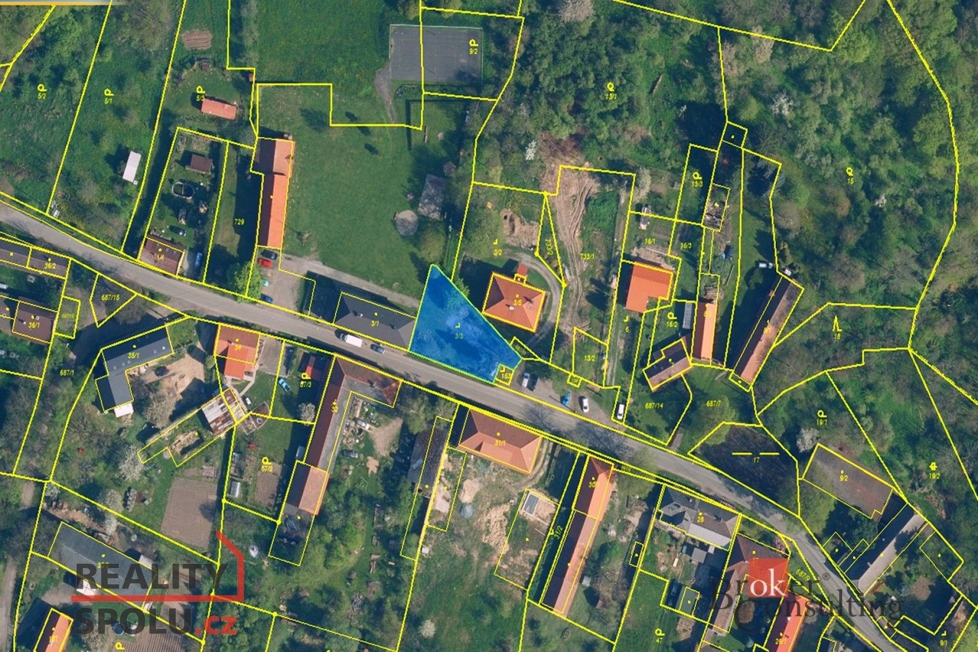 Pozemky pro bydlení, Kanina, 607 m²