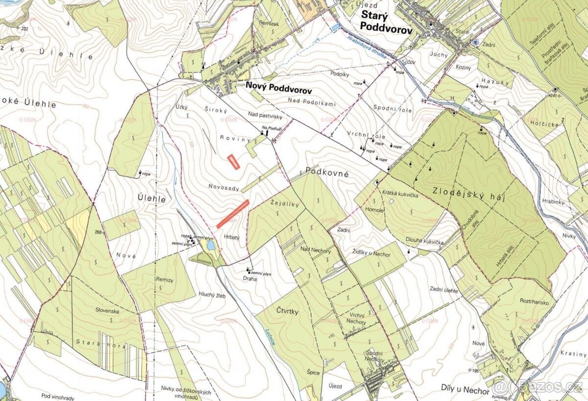 Prodej zemědělský pozemek - Starý Poddvorov, 696 16