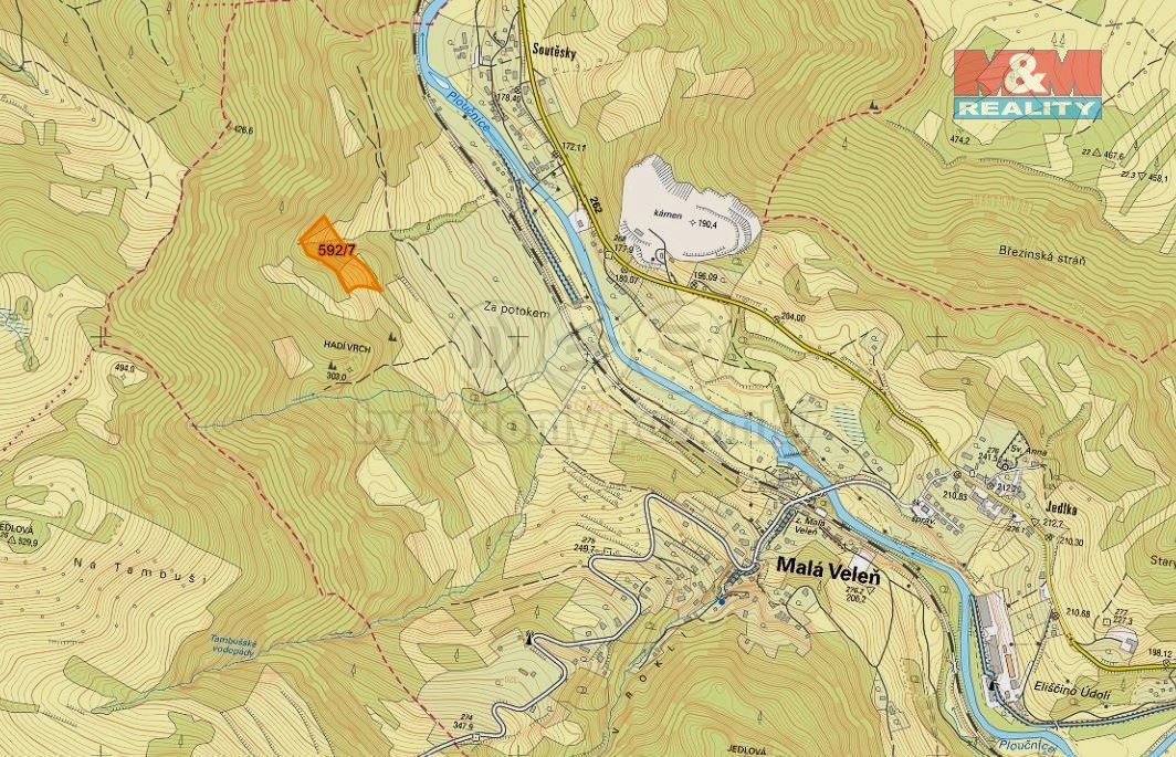 Prodej zemědělský pozemek - Děčín, 405 02, 13 017 m²