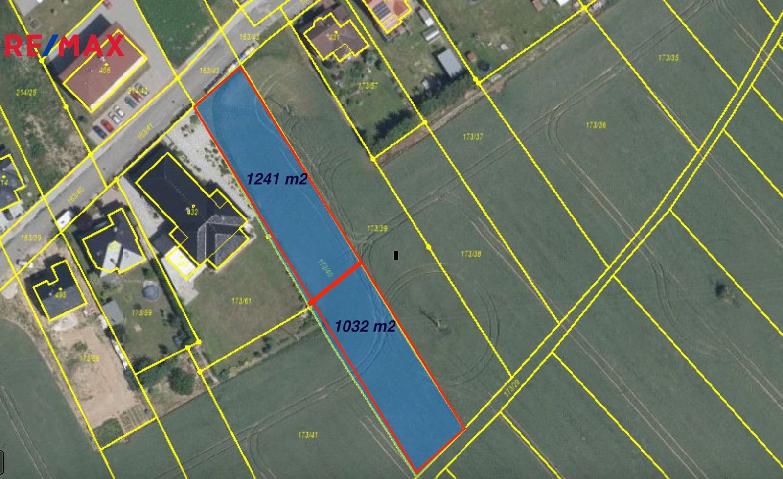 Pozemky pro bydlení, Přáslavice, 1 241 m²