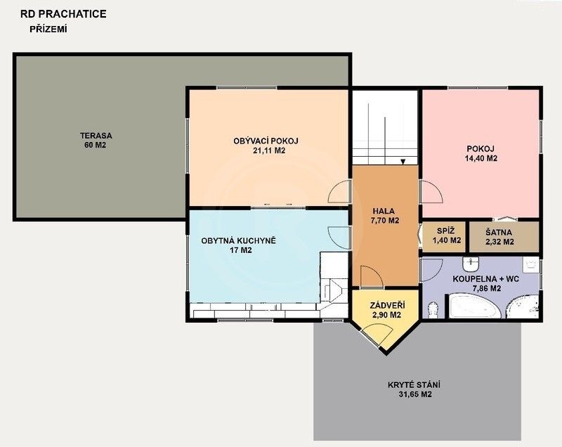 Prodej dům - Prachatice, 383 01, 111 m²