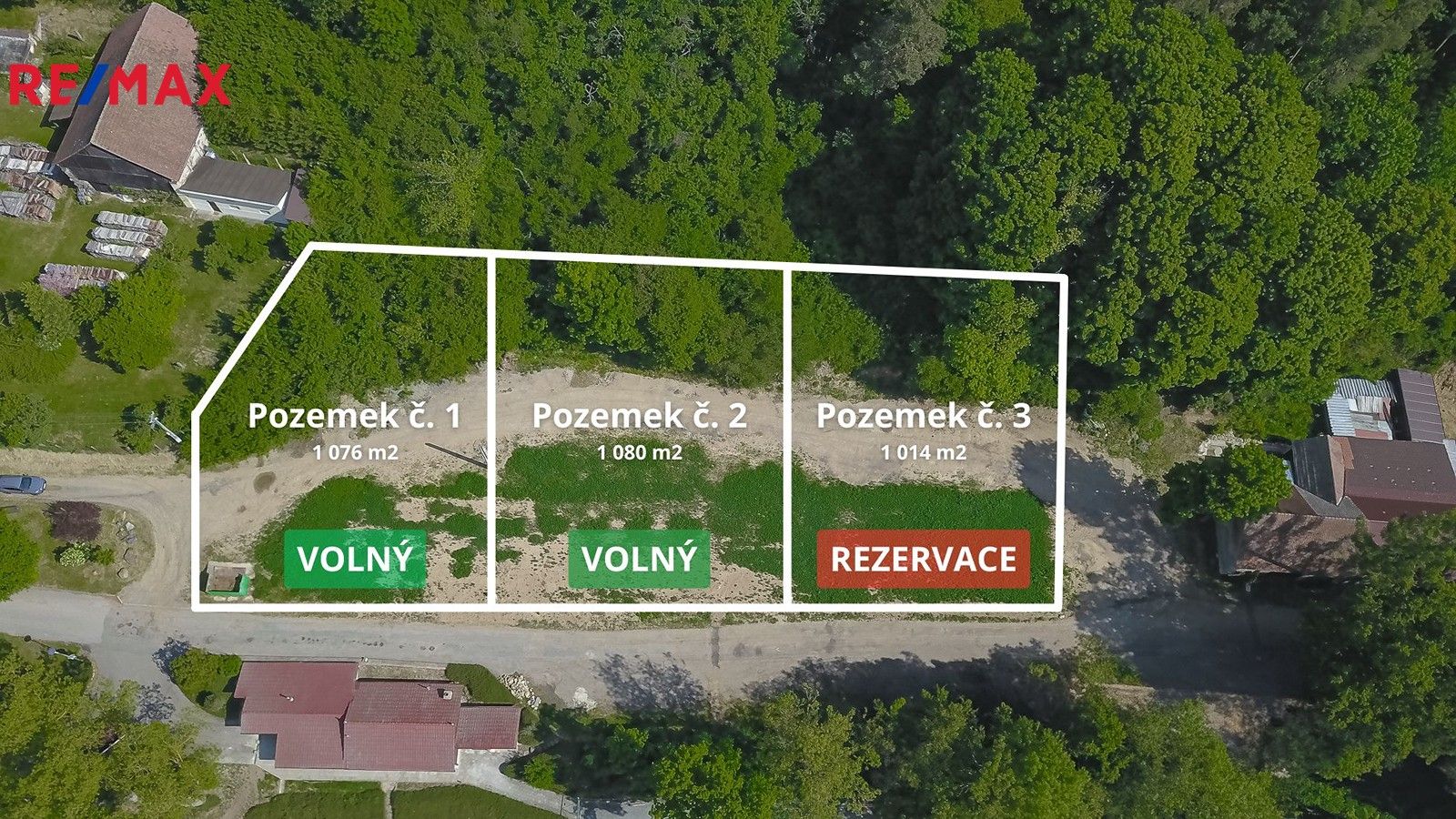 Pozemky pro bydlení, Třebíč, 1 080 m²