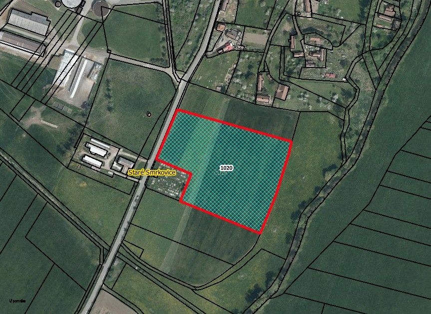 Zemědělské pozemky, Staré Smrkovice, 22 590 m²
