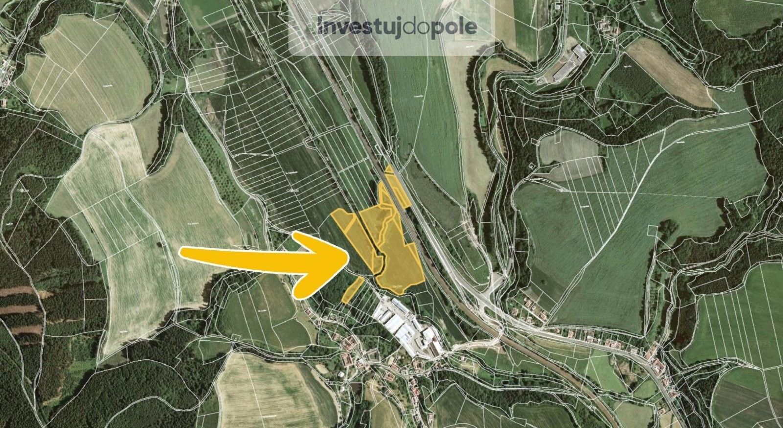 Prodej zemědělský pozemek - Skrchov, 41 369 m²