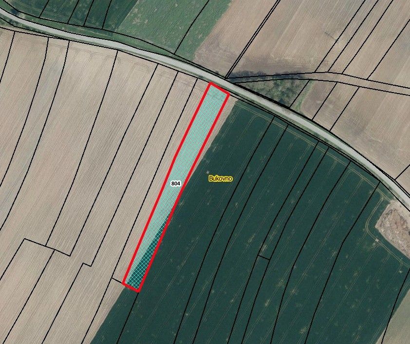 Zemědělské pozemky, Bukovno, 2 775 m²