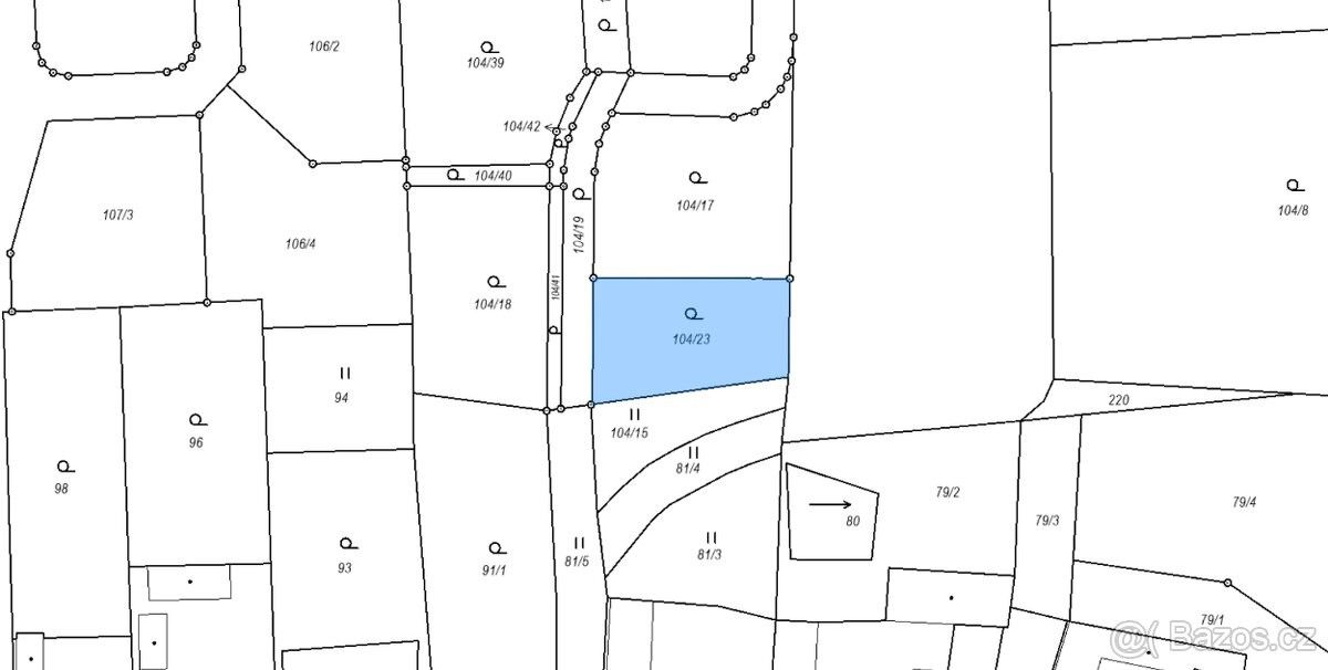 Pozemky pro bydlení, Nová Ves u Českých Budějovic, 373 15, 703 m²