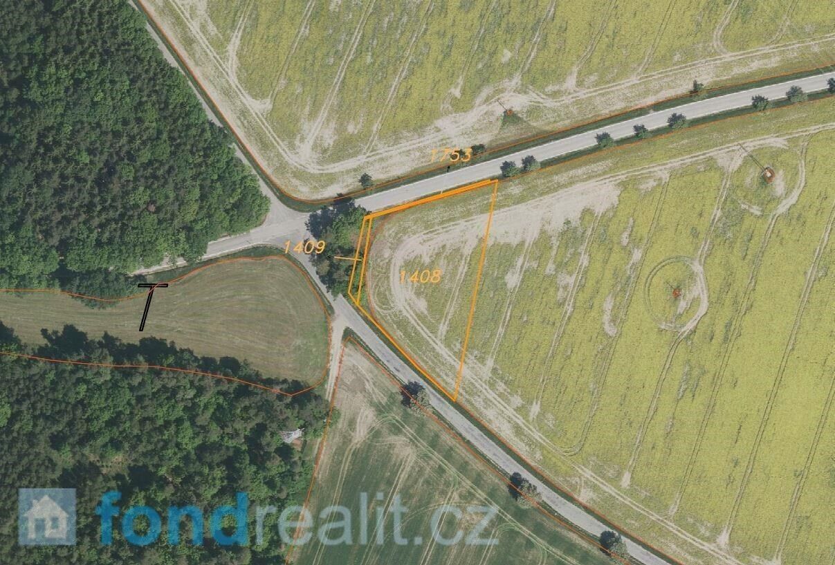 Prodej pozemek - Chvalešovice, Dříteň, 17 515 m²