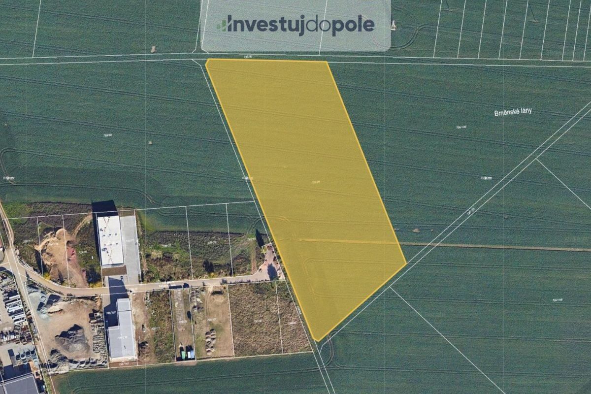 Zemědělské pozemky, Bohunická cesta, Moravany, 20 816 m²