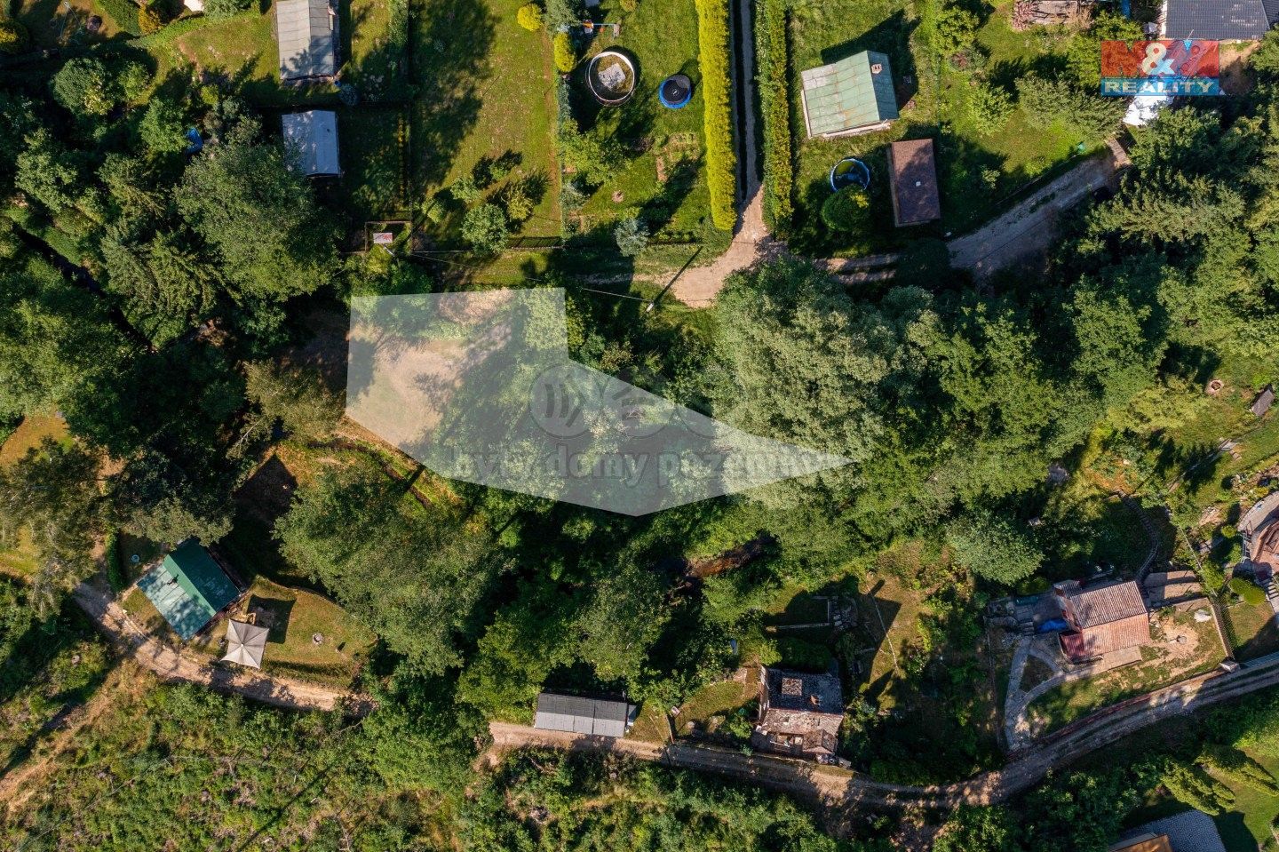 Zahrady, Štěnovický Borek, 604 m²