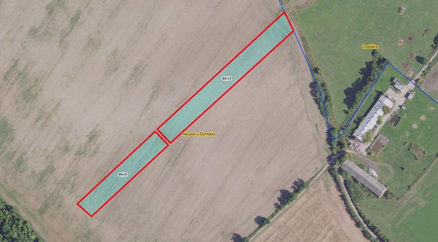 Zemědělské pozemky, Chotěšice, 9 963 m²