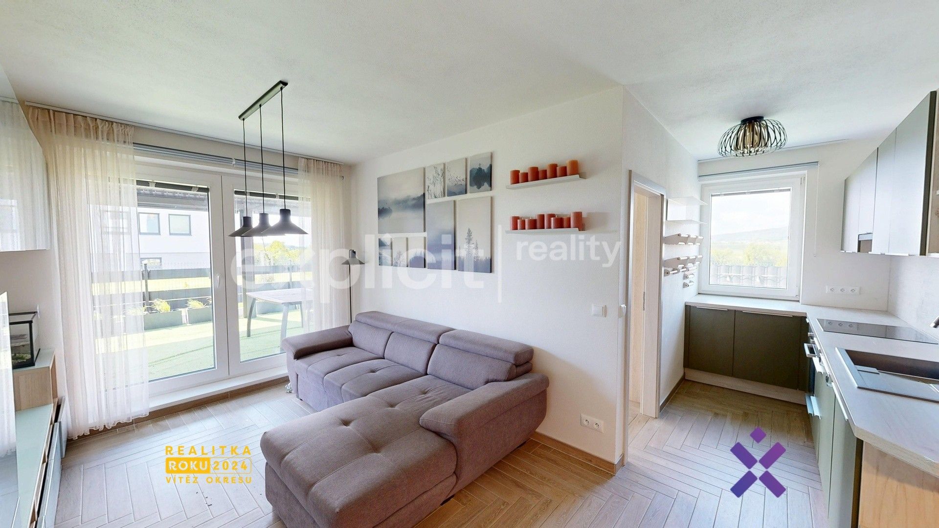 Pronájem byt 3+kk - Komenského, Fryšták, 62 m²