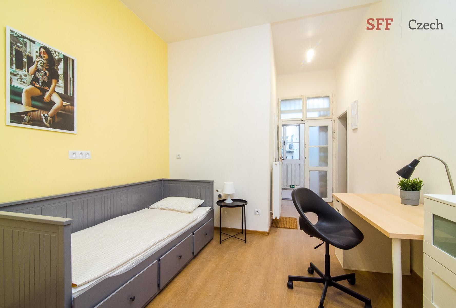 Byty, Sokolská, Praha, 17 m²