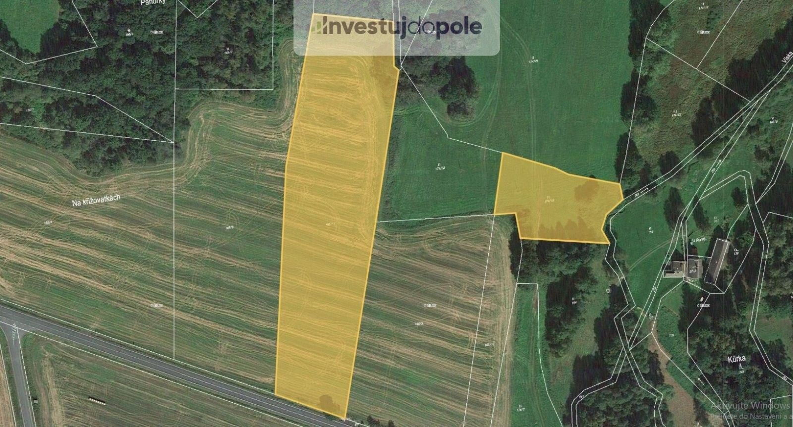 Zemědělské pozemky, Podhůří, Kasejovice, 17 620 m²