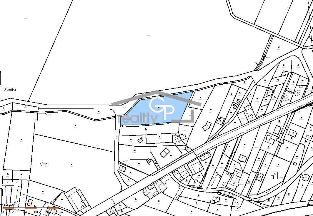 Prodej pozemek pro bydlení - Vitín, 1 000 m²