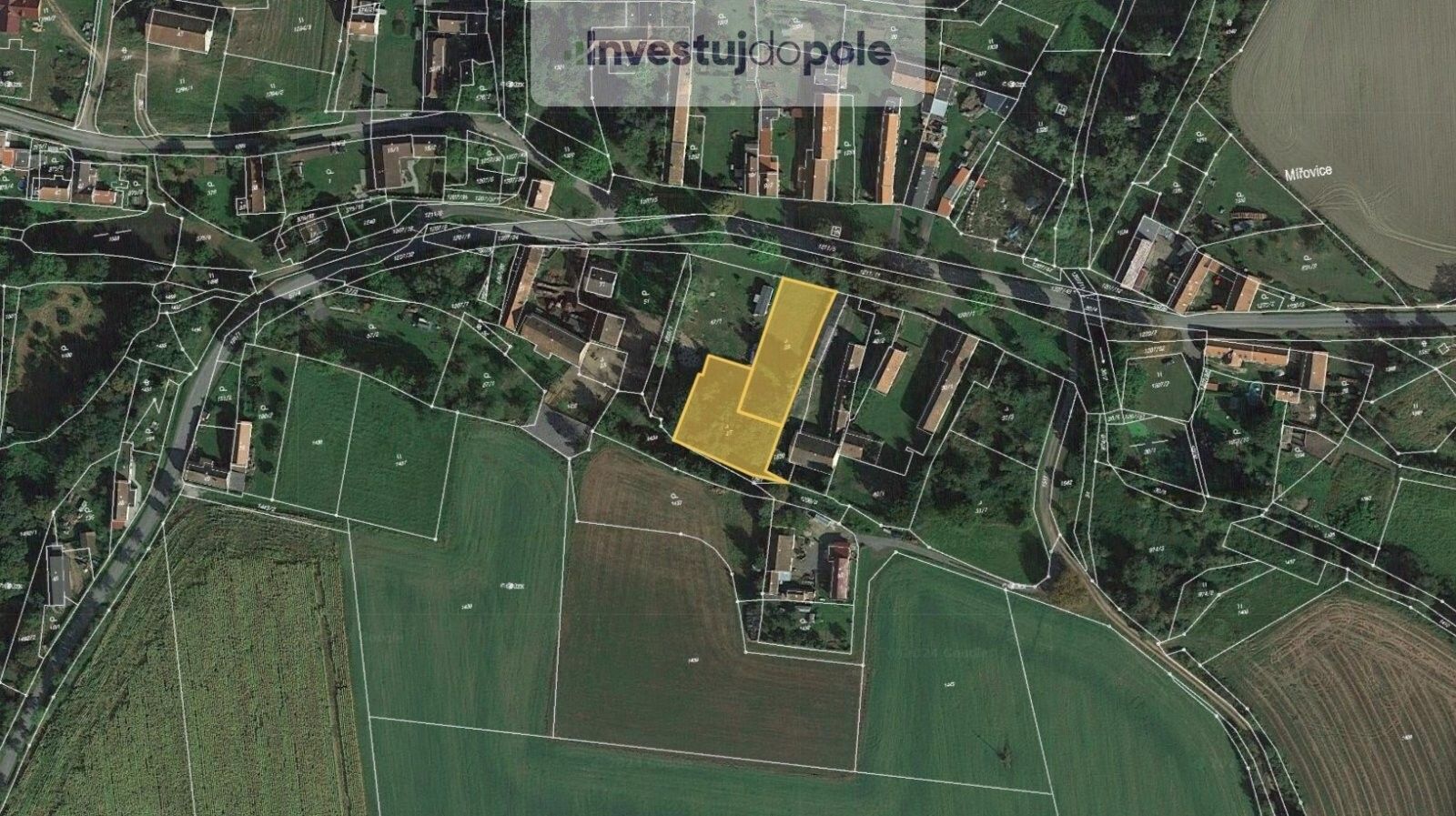 Pozemky pro bydlení, Mířovice, Ves Touškov, 370 m²