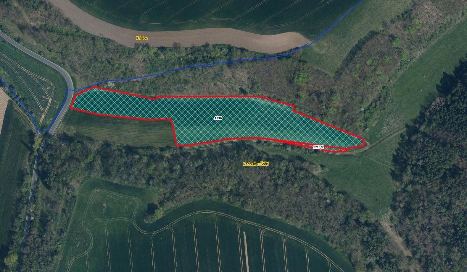 Zemědělské pozemky, Radouň, Štětí, 16 205 m²