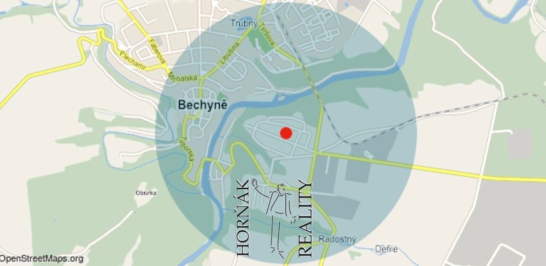 Prodej pozemek pro bydlení - Bežerovice, Sudoměřice u Bechyně, 1 105 m²