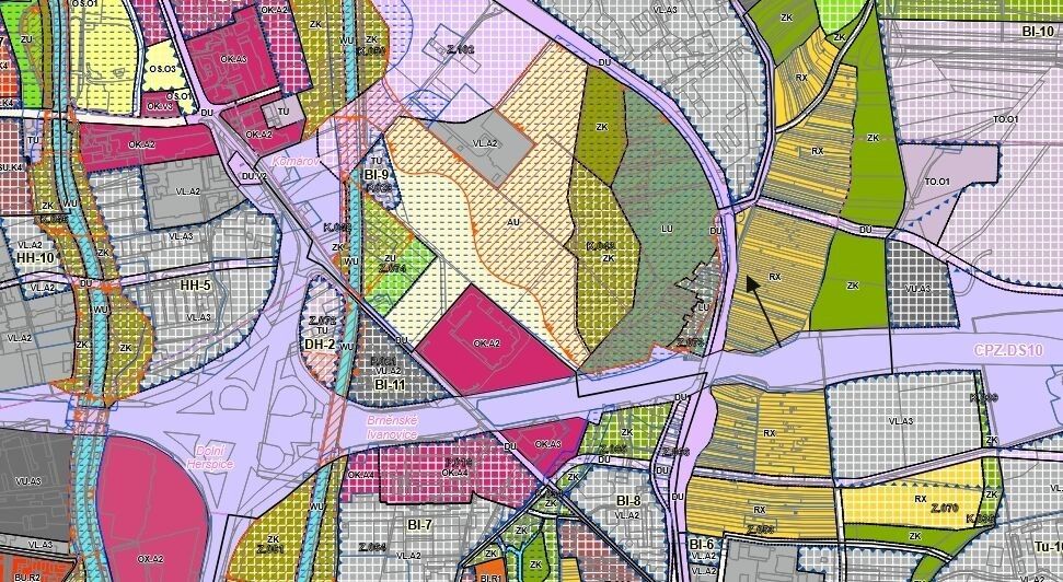 Prodej zahrada - Brněnské Ivanovice, Brno, 1 578 m²