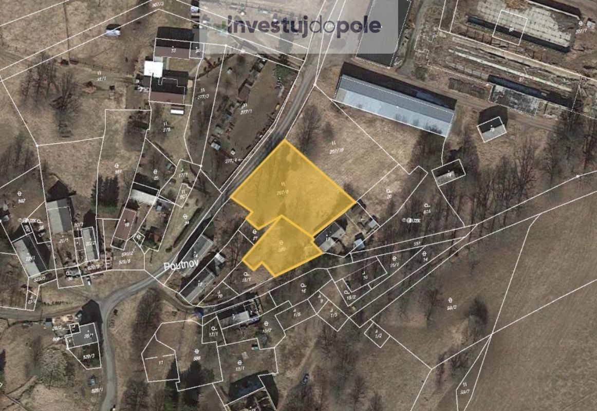 Pozemky pro bydlení, Poutnov, Teplá, 2 365 m²